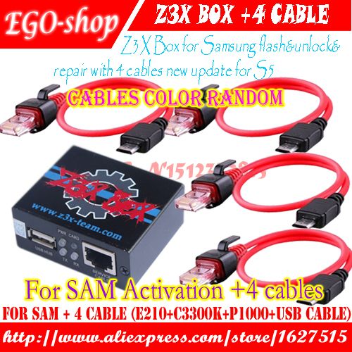 Z3x Box Box Activado Para Samsung Y Pro Con 4 Cables C3300k P1000 Usb E210 Para Nuevas Actualizacioness7 S6 S5 Note4 Envio Gratis Por Happaybaby 79 44 Es Dhgate Com