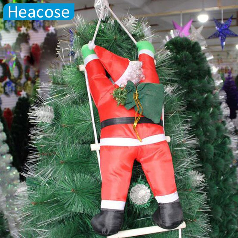 Babbo Natale 50 Cm.Acquista 2017 Grande 50cm Natale Noel Natal Babbo Natale Bambola Con Scala Dare Regalo Sint Nicolaas Albero Di Natale Decorazione Capodanno A 24 75 Dal Mehome Dhgate Com