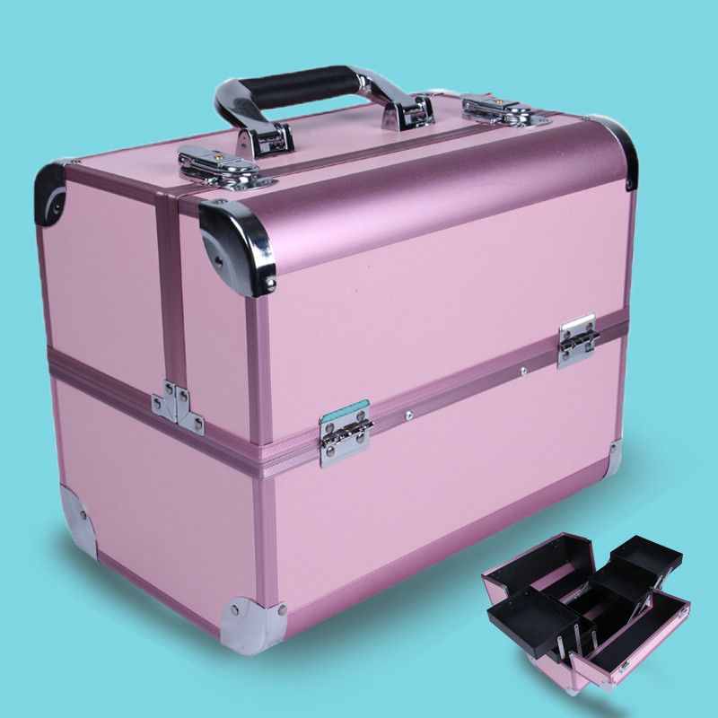 Compra Bolsa De Cosméticos Portátil Maletas Maquillaje Belleza Profesional  Multifunción Cosmetología Tatuaje Ceja Profesor Manicura Caso Barato |  Entrega Rápida Y Calidad | Es.Dhgate