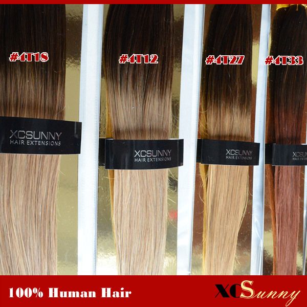Xcsunny 18 20 Inch Malaysian Virgin Ombre Tape Hair Extension 6a