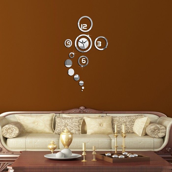 3d Mirror Acrylic Decorative Wall Clock Crazy Watch Diy Home 3d Mirror Acrylic Decorative Wall Clock Crazy Watch Diy Home Clocks Fashion