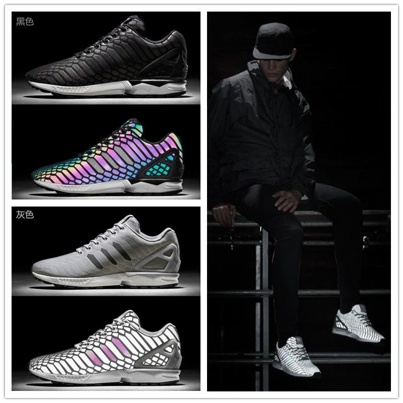 zx flux xeno chameleon shoes reflective shoes