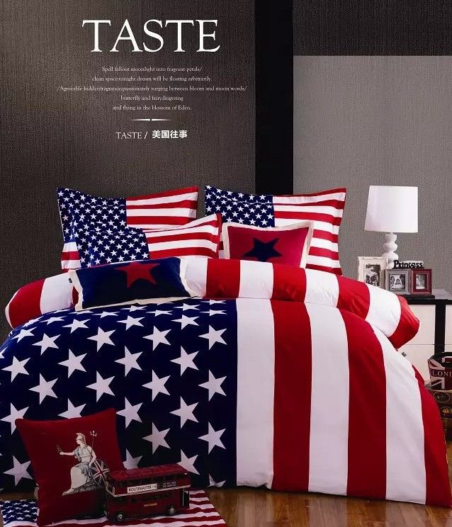 American Flag Bedding Bedding Comforter Set Queen Size Cartoon