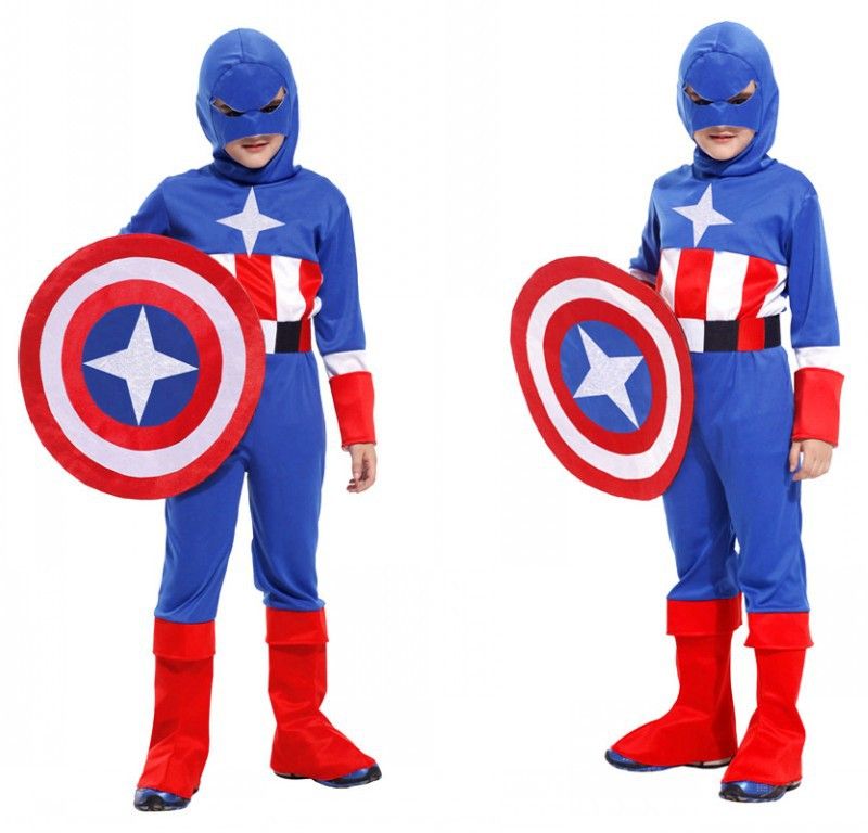 Satin Al Kaptan Amerika Cadilar Bayrami Cosplay Kostum Cocuk Kostumleri Avengers Ittifak Kalkani Tl171 2 Dhgate Comda
