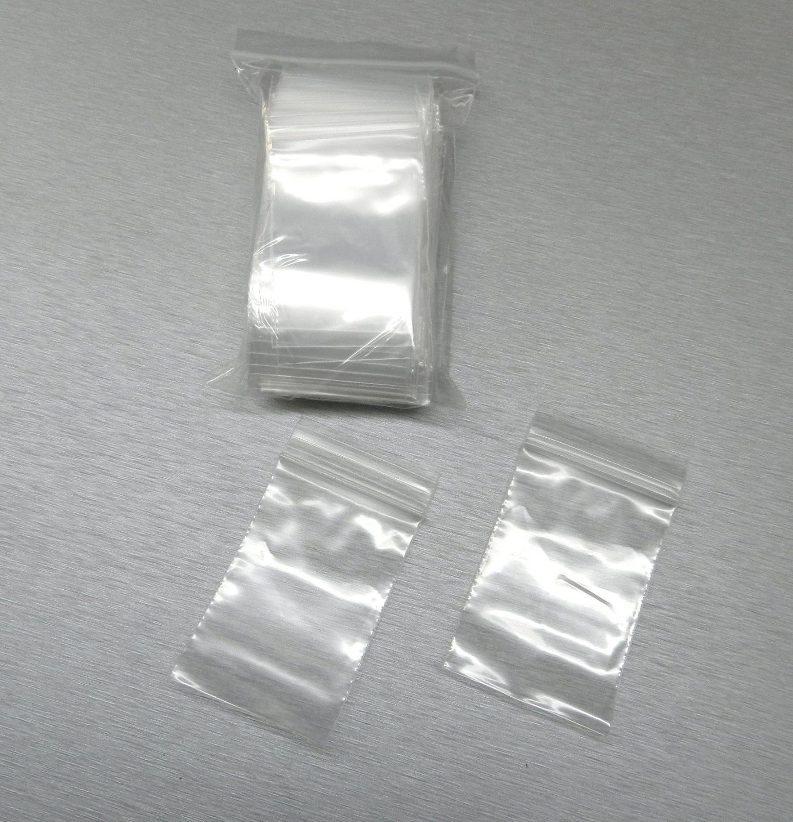 Wholesale Small Reclosable Resealable 0.08mm Thickness Clear PE Plastic Poly Bags Jewelry