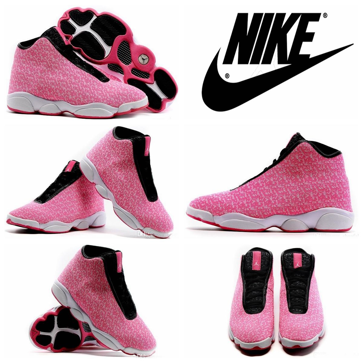 Compre Zapatos Para Mujer Del Día De Baloncesto Nike Air Jordan Horizonte  AJ13 Gs Rosa De San Valentín Air Jordan 13 Retro III Zapatos De Las  Zapatillas De Deporte De Las Mujeres