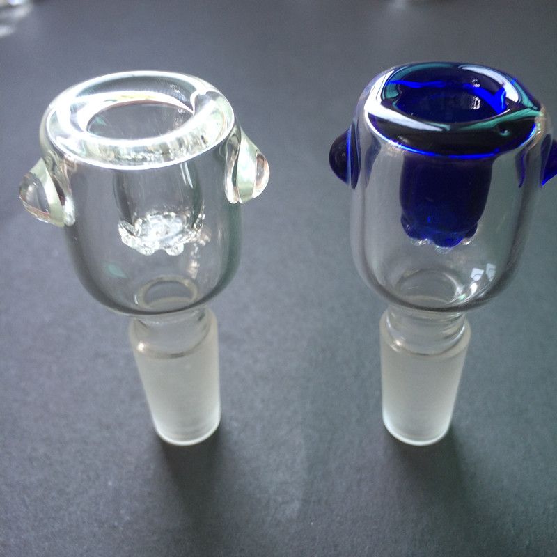 Green 14mm Glass Slide Bowl Round Handle Free Screens USA Fast Free Shipping 