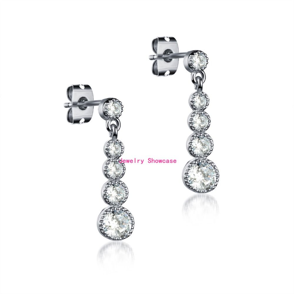 stud and dangle earrings