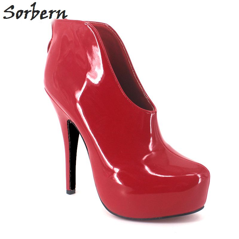 Acquistare Scarpe Da Donna Con Plateau In Pelle Rossa Con Tacco A Spillo E Scarpe  Con Tacchi Alti Donna Taglia 42 Economico | Consegna Veloce E Qualità |  It.Dhgate