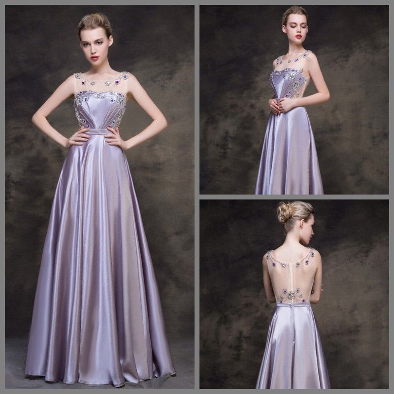 lavender evening gowns