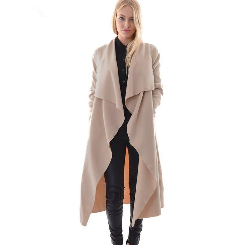 plus size waterfall jackets