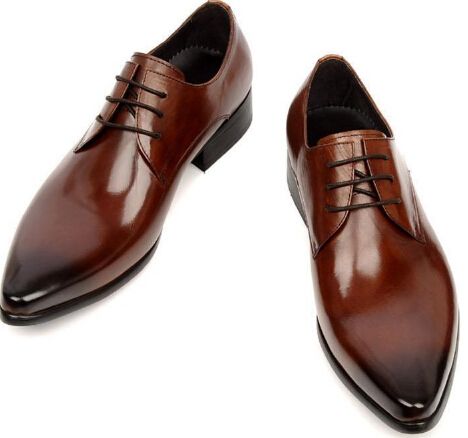 Dress Shoes Hand Made Genuine Leather 