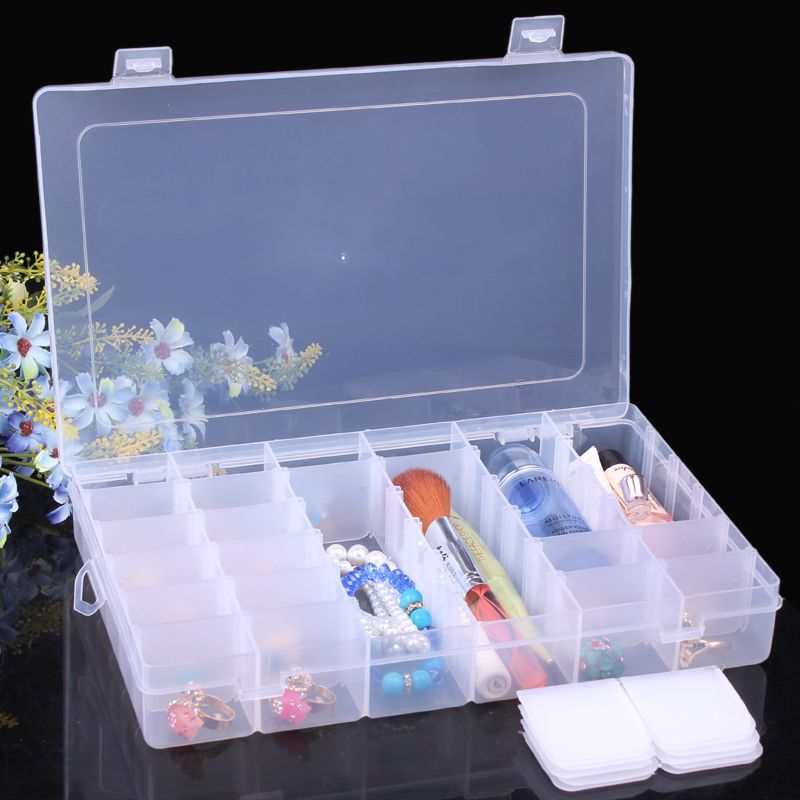 2019 Clear Plastic Beads Earring Jewelry Packaging Boxes Nail Art