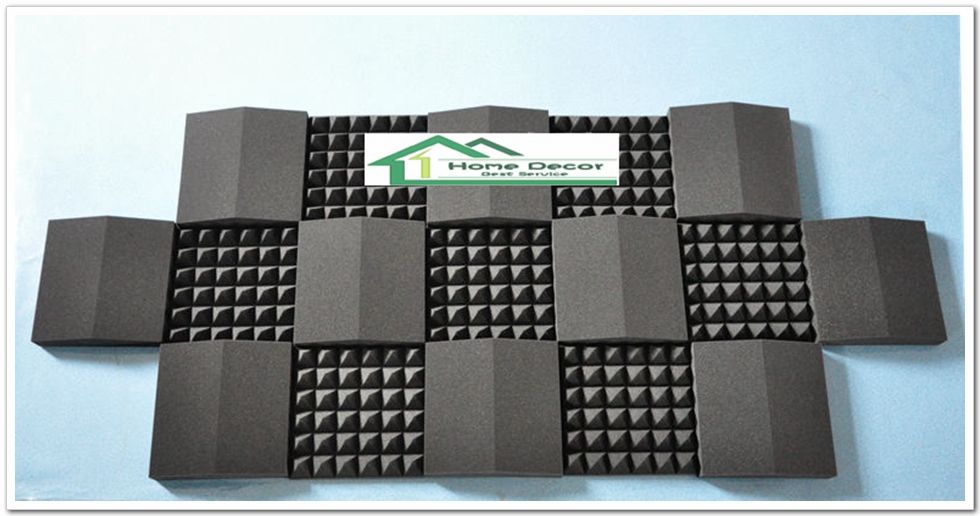 2021 2017 New Black Color Firepoof Acoustic Foam Panels Soundproofing