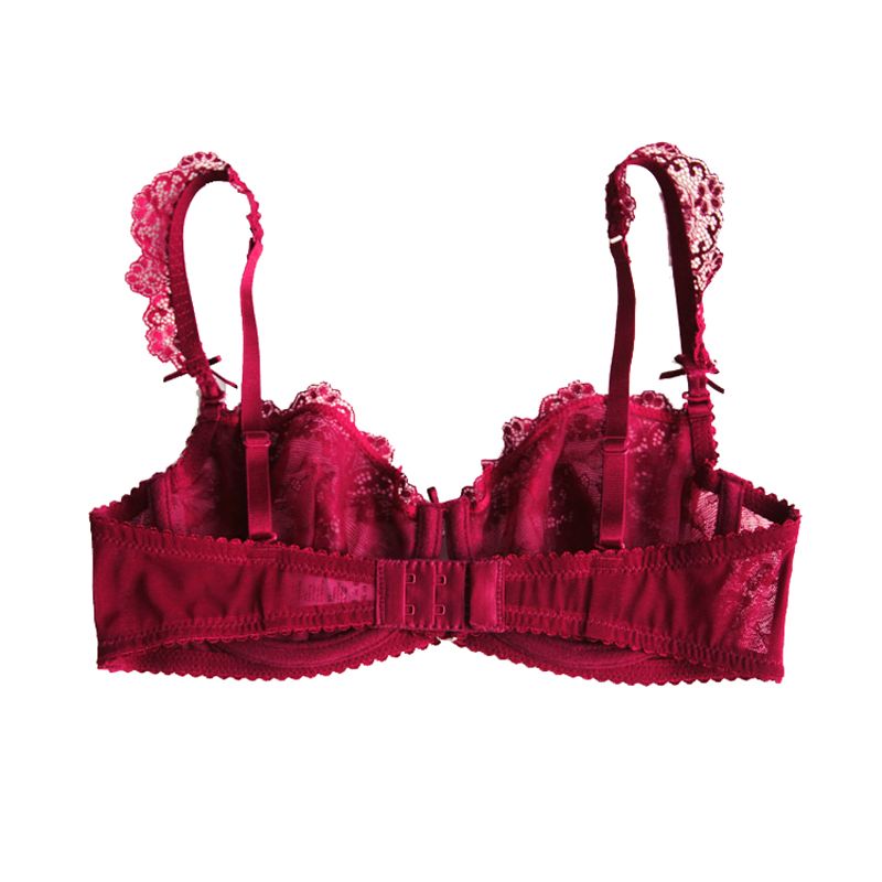 2021 Sexy Lace Thin Cup Shelf Bra Underwear Push Up Underwire Women