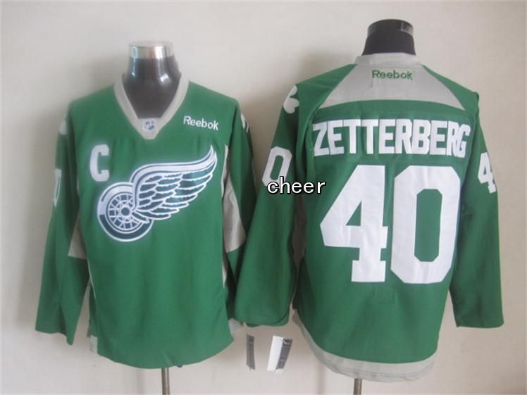 black red wings practice jersey