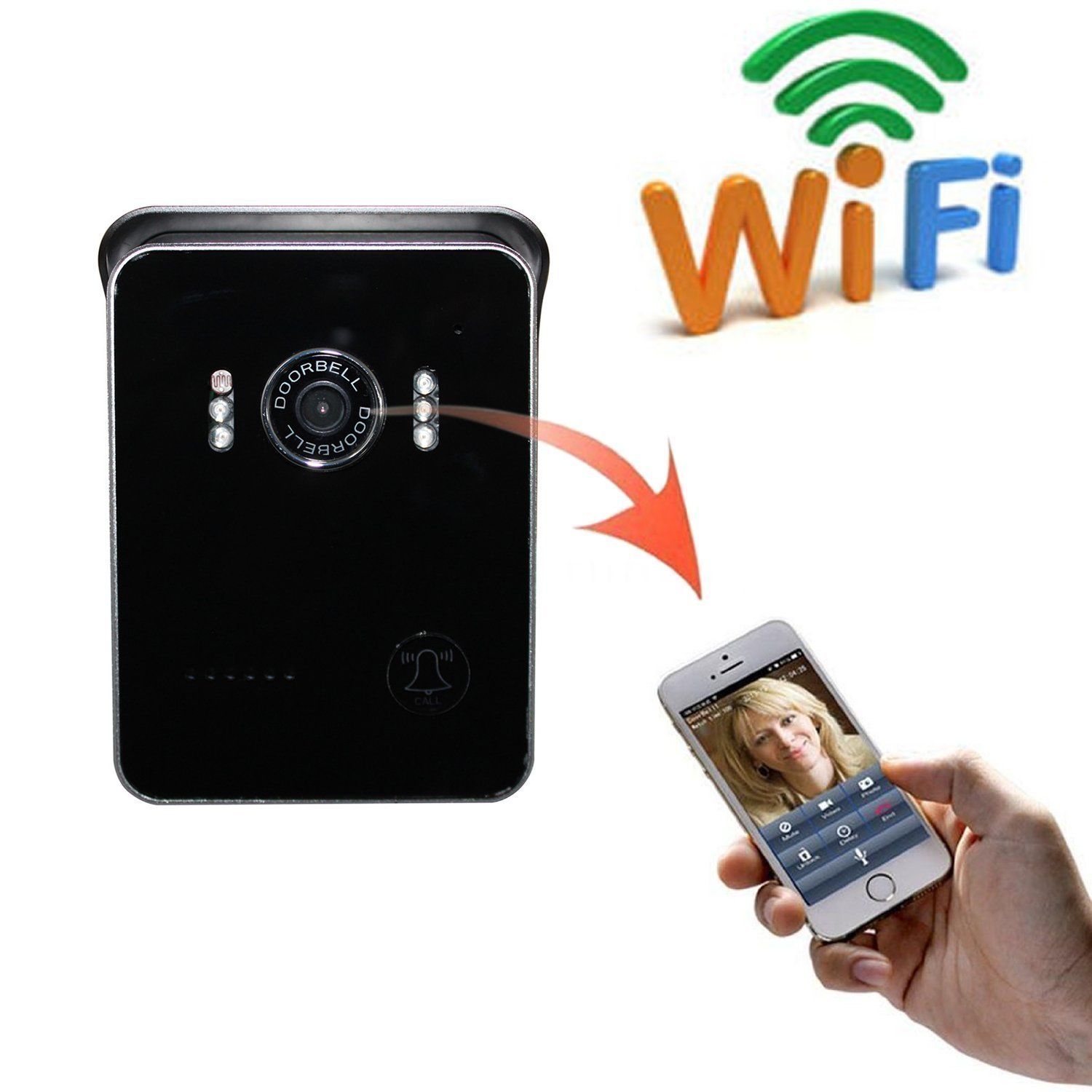 New 2016 Wifi Video Smart Doorbell Ip Visual Door Intercom