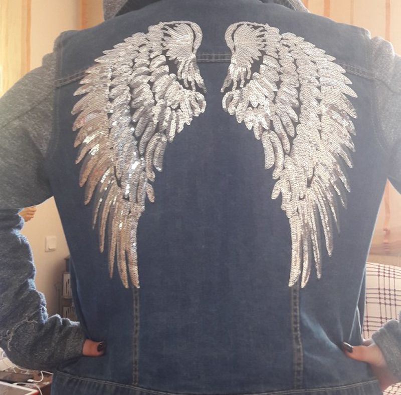 Compra Lentejuelas Parche Bricolaje Alas De Ángel Parches Para La Ropa De  Costura Bordado Parche Apliques Pegatina Para Tela Barato | Entrega Rápida  Y Calidad | Es.Dhgate