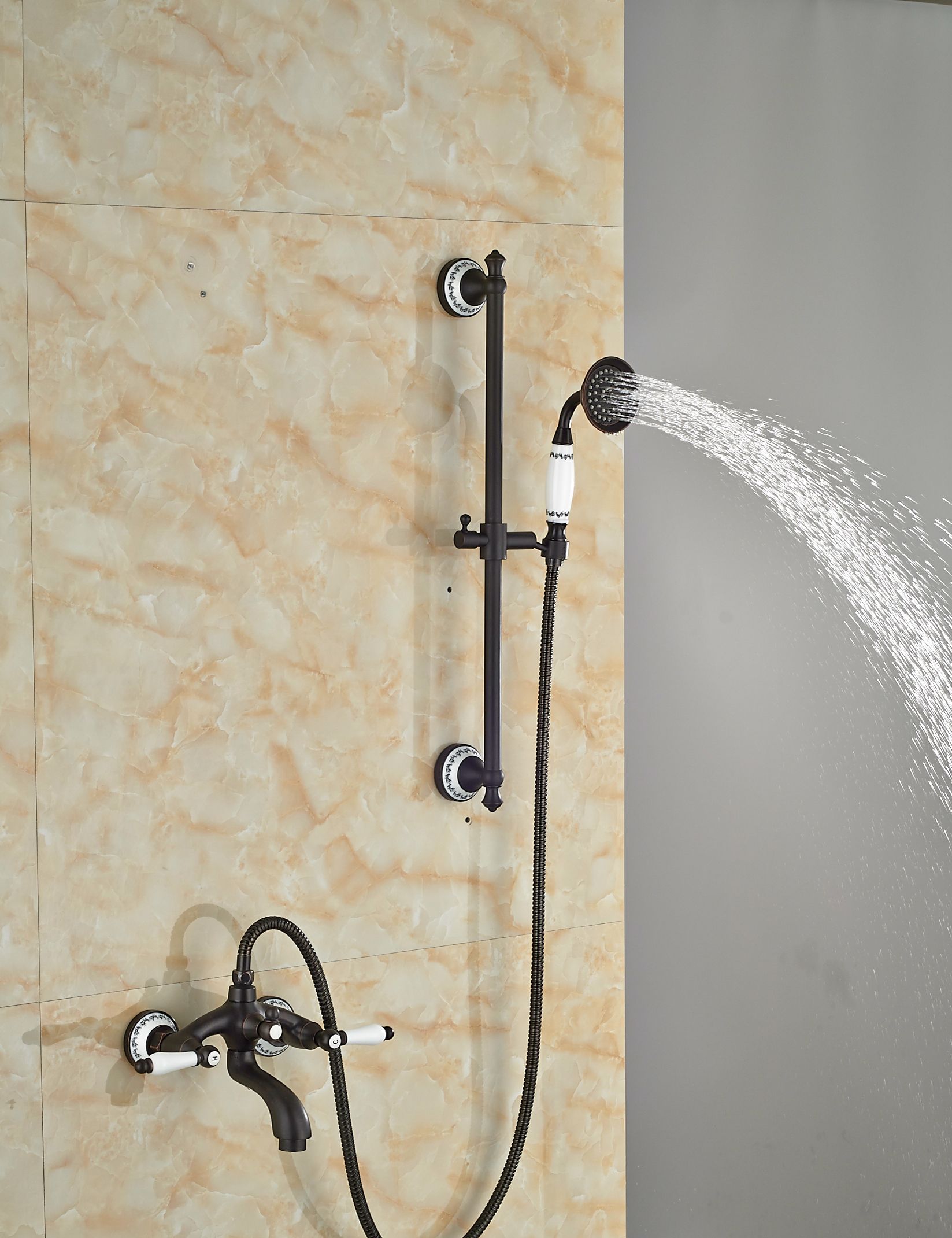 2020 Wholesale And Retail Oil Rubbed Bronze Bathroom Tub Faucet