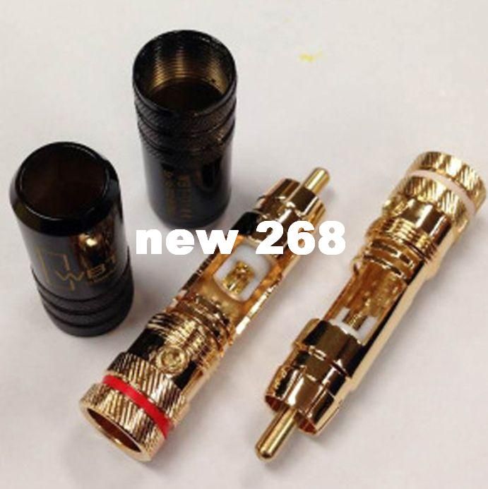 Davitu Electrical Equipments Supplies 50PCS New RCA WBT-0144 Signal line Plug RCA Plug Lotus Head Copper WBT 0144 RCA Male Connector Gold Plated Davitu Electrical Equipments Supplies 50PCS New RCA WBT-0144 Signal line Plug RCA Plug Lotus Head Copper WBT 0144 RCA Male Connector Gold Plated