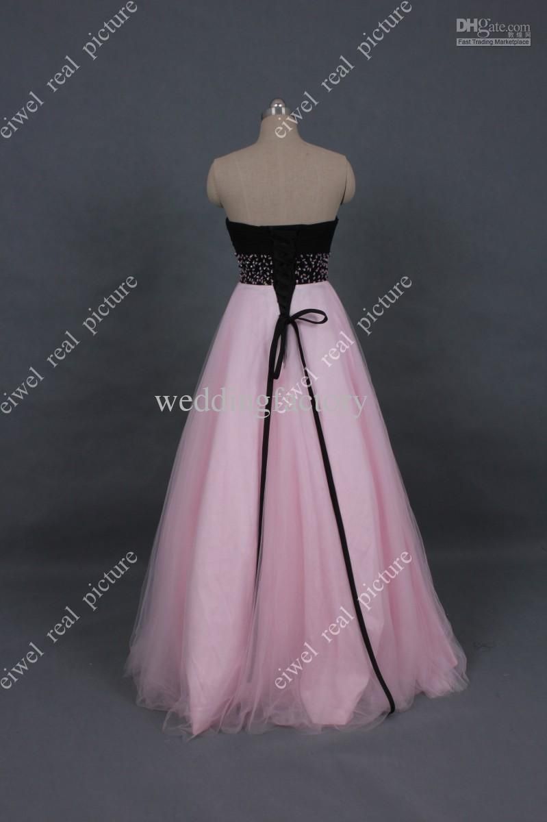 black and pink prom
