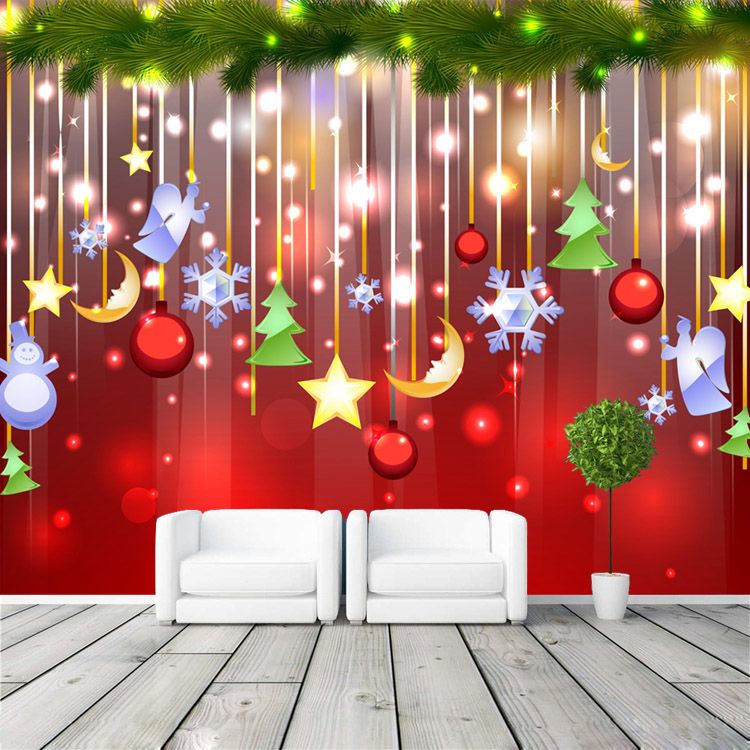 Christmas decoration Wallpaper Lovely Photo wallpaper Custom 3D Mural Waterproof Silk Art Boys Kid Girl Bedroom Christmas decoration Wallpaper Lovely Photo wallpaper Custom 3D Mural Waterproof Silk Art Boys Kid Girl Bedroom