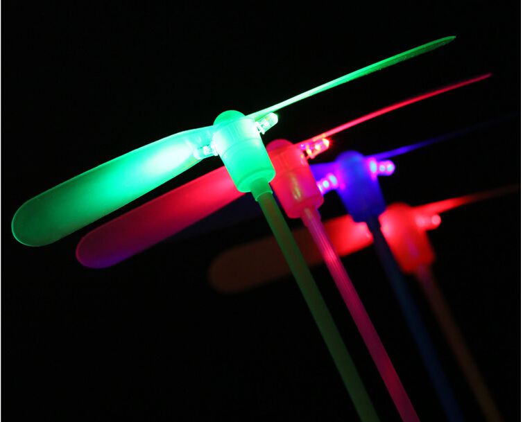 arrow helicopter fairy flying toy with led