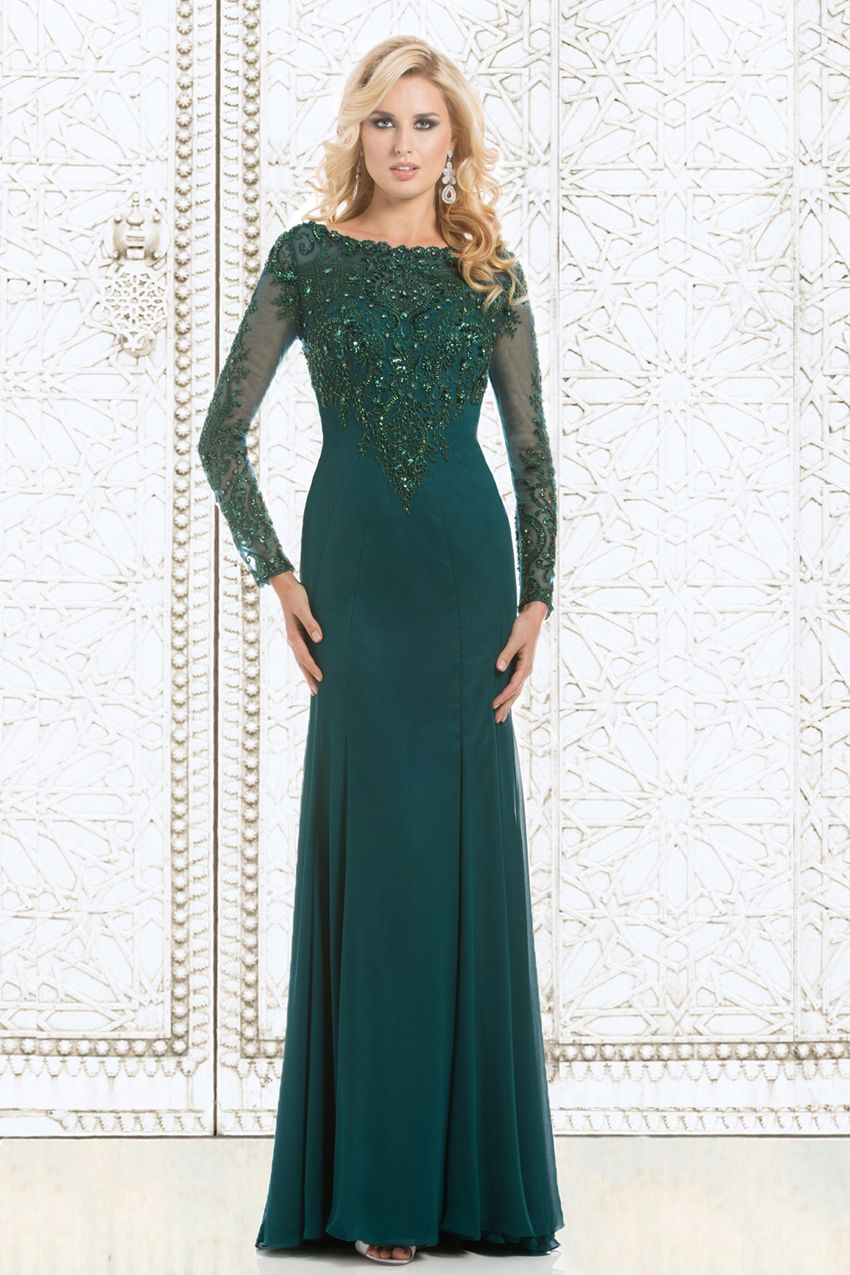 emerald gown