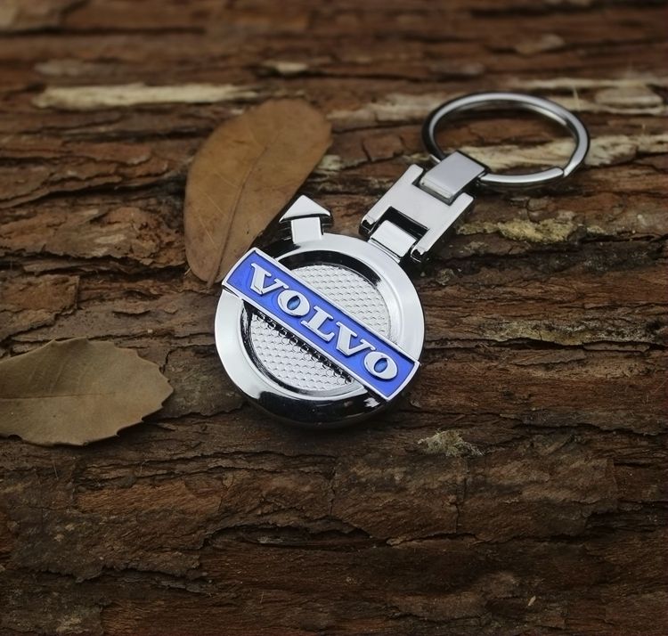 Stainless Steel Volvo Key Rings With Emblem Logo High Quality Keychain