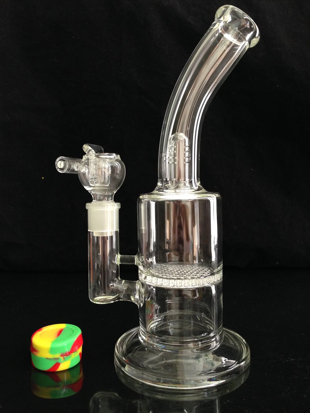 Best Quality 11 Perc Glass Bong Oil Rig Tornado Water Pipe
