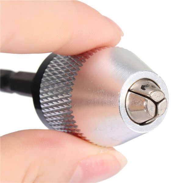 2021 Mini Keyless Drill Chuck 1/4 Inch Hex Shank Quick Change Clamping
