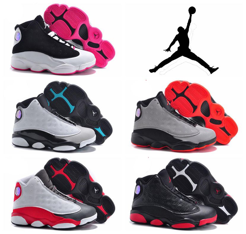 Acheter Pas Cher Nike Air Jordan 13 Xiii Chaussures Athlétique Retro  Chaussures De Basket Enfants Garçons Filles Enfants Mignons De Haute  Qualité Chaussures En Cuir Pas Cher Babys Sport Du 92,96 € | Fr.Dhgate