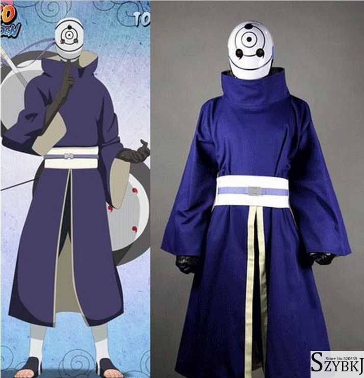 Disfraz De Cosplay De Naruto Akatsuki Uchiha Tobi Para Hombr Disfraz De Cosplay De Naruto Akatsuki Uchiha Tobi Para Hombr