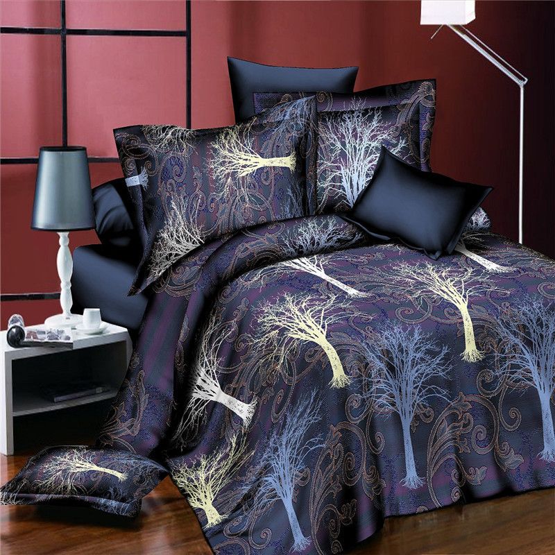 Life Tree Grade Quality Mens Bedclothes Fl Printed 4 Pcs Bedding Set King Size Duvet Cover Bed Sheet Pillowcase 2021 From Undefined 42 66 Dhgate Mobile Pcs Bedding Set King Size Duvet Cover, Mens King Size Bedding
