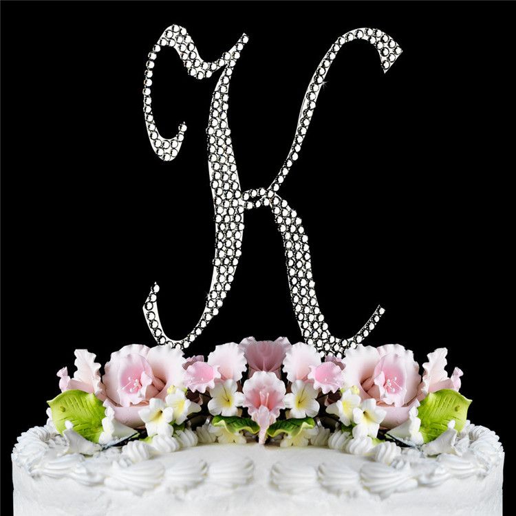 Acrylic Wedding Cake Topper Custom Wedding Birthday Monogram