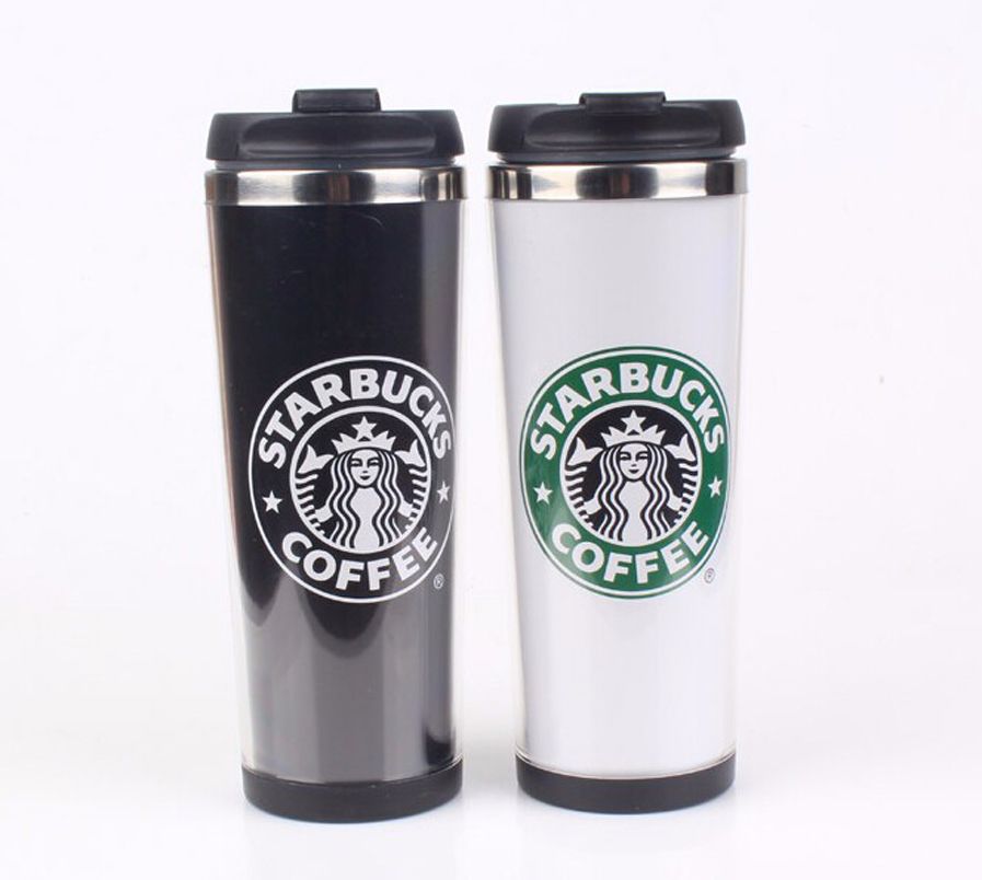 Starbucks Double Wall Stainless Steel Mug Flexible Cups Coffee Cup