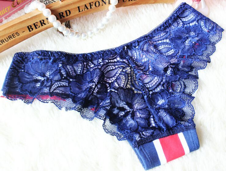 2021 Underwear Ladys Sexy Lace Underwear Women Fashion Cotton Flag