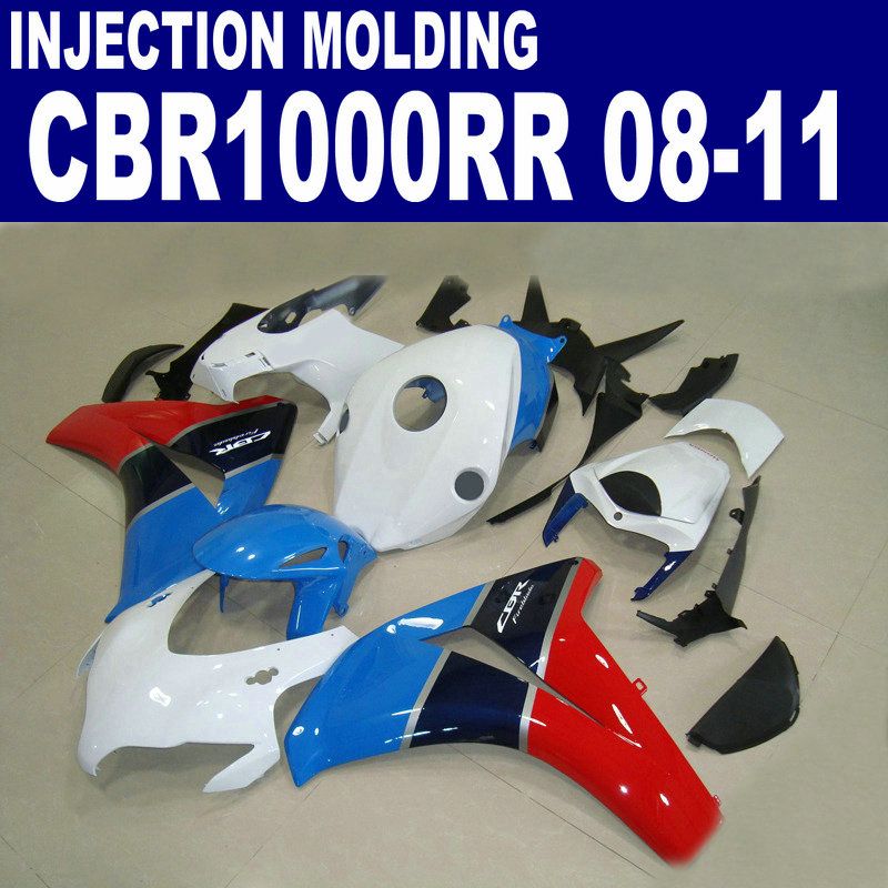 Injection Molding Customize Fairing Kit For HONDA CBR1000RR 2008 2011 Blue White Red CBR 1000RR