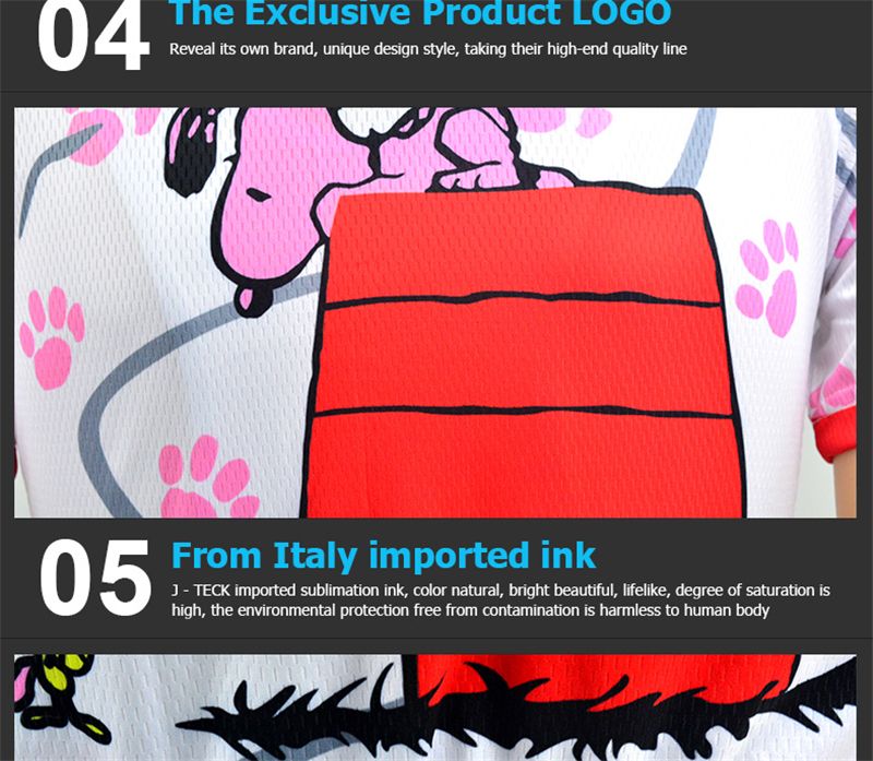 snoopy cycling jersey