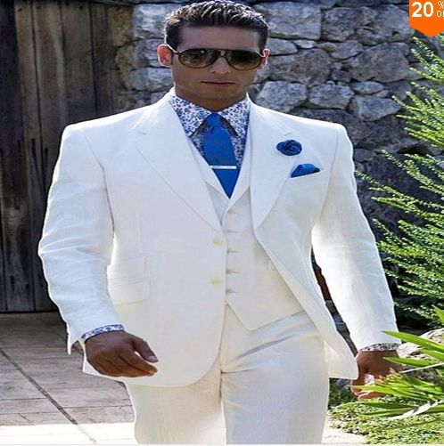 Acquistare Smoking Da Uomo In Lino Sartoriale / Abiti Da Sposa Uomo Pezzo  Giacca + Pantaloni + Cravatta + Gilet Abito Opzionale / Sposo Economico |  Consegna Veloce E Qualità | It.Dhgate