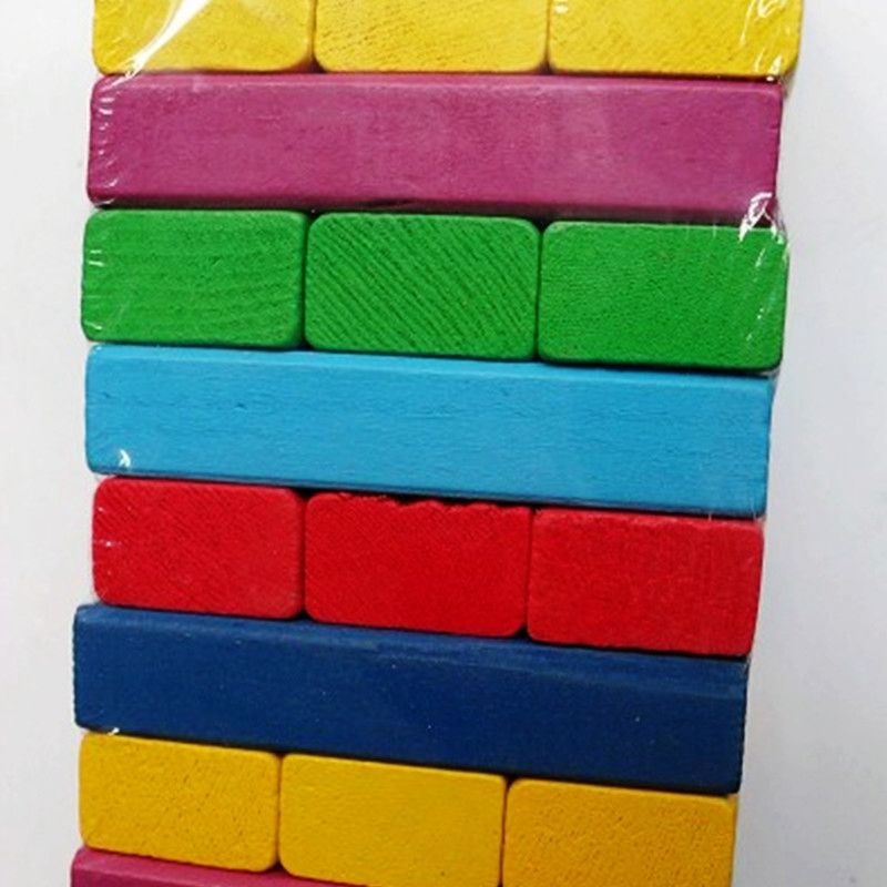 2021 Building Blocks Stacked Layers Jenga DIY Tool 100 Brand New