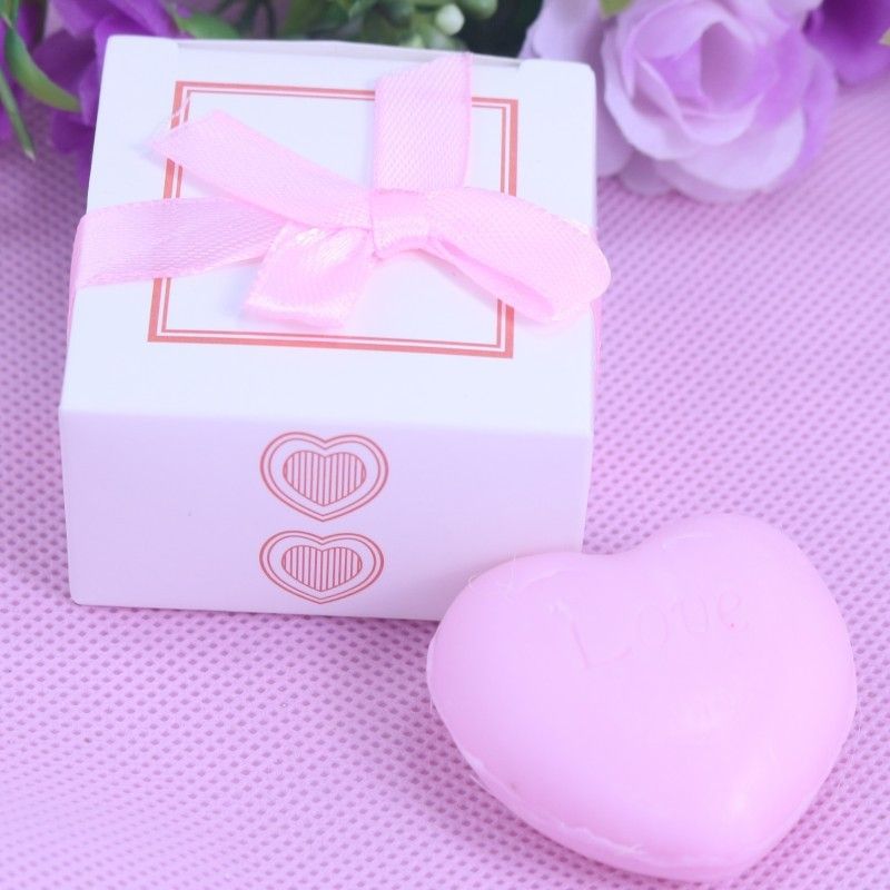 2019 Bulk Boxed Pink Heart Scented Soap For Girl Baby Shower 2019 Bulk Boxed Pink Heart Scented Soap For Girl Baby Shower