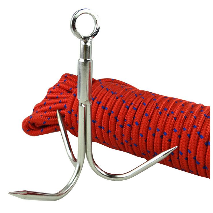 Wholesale Stainless Steel Outdoor Mountaineering Hook Survival Equipment Camping Hooks Climbing