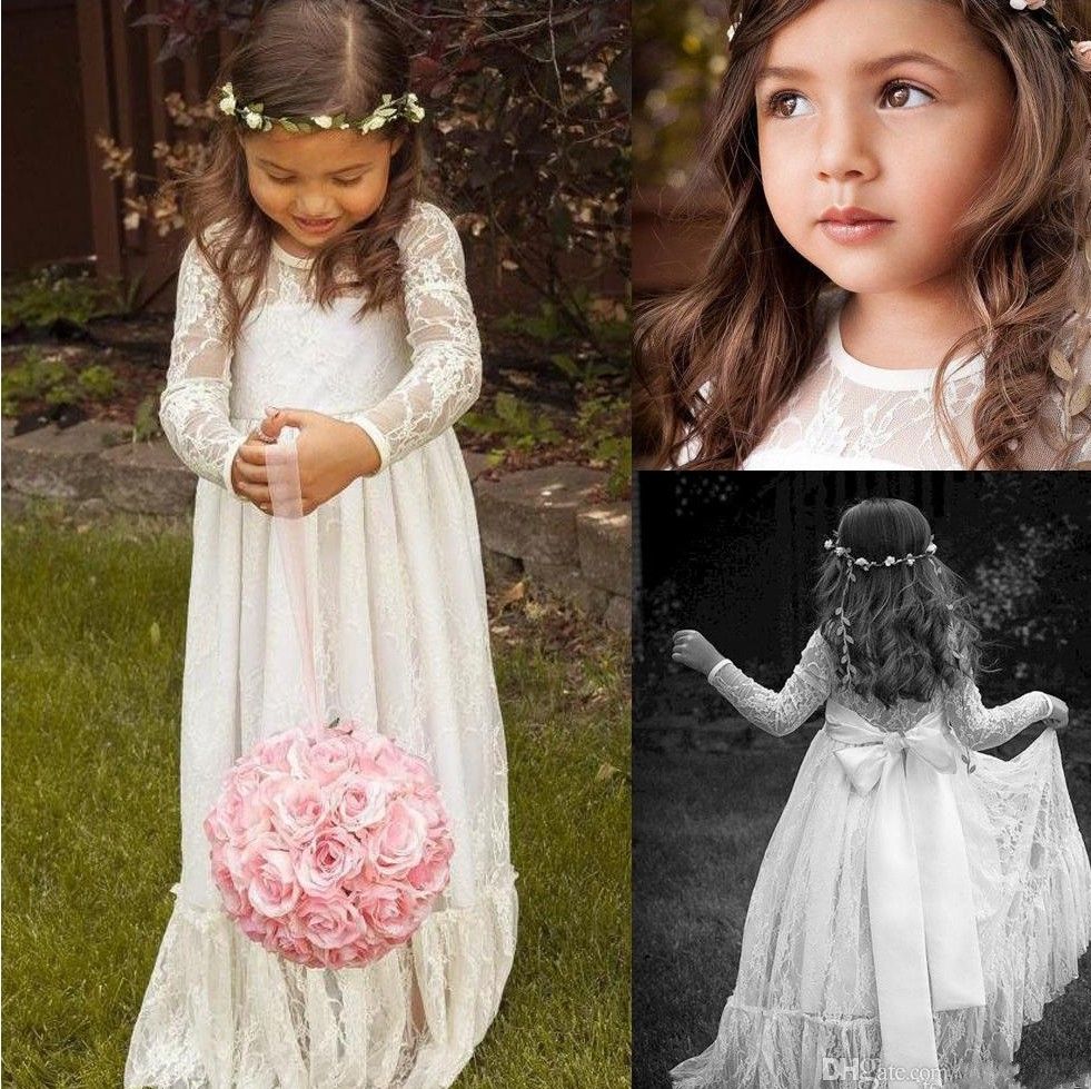 Baby Girl/'s Round Collar Pure White Lace Short Sleeve Dress Bow Headband Suit G3