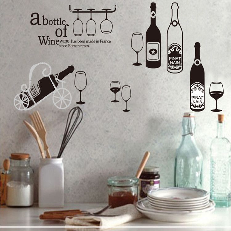 2015 Real Special Offer Sticker Decals Summer Drinks Wine Glass