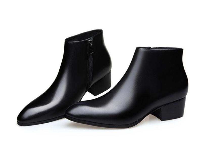 mens heeled boots