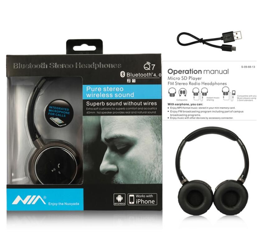 Fornitura Allingrosso NIA Q8 Q7 4.2 Cuffie Bluetooth Mega Bass Auricolare  Senza Fili Sport Cuffie Vivavoce Supporto Auricolare Carta Di TF, Radio FM  Con Scatola Da Ctrl_z, 10,83 € | DHgate Italy