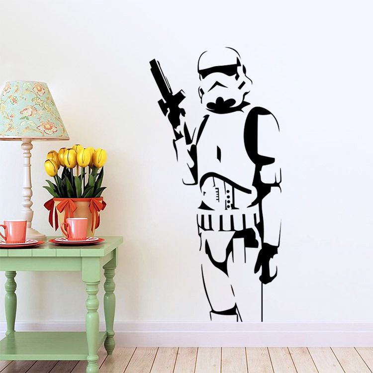 star wars wall art stickers