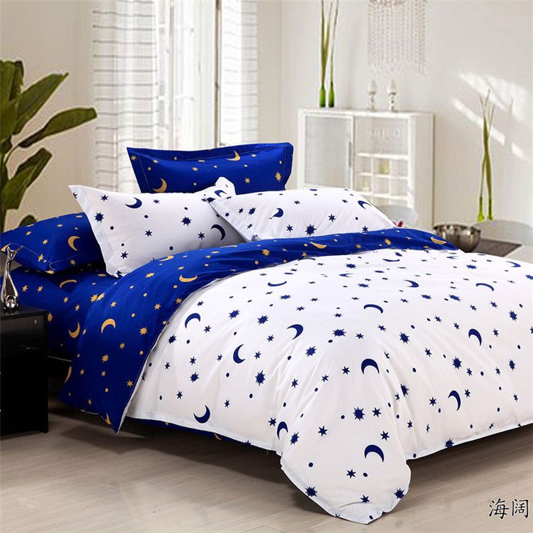 Wholesale Stars And Moon Pattern Bed Set Bedding Sets Duvet