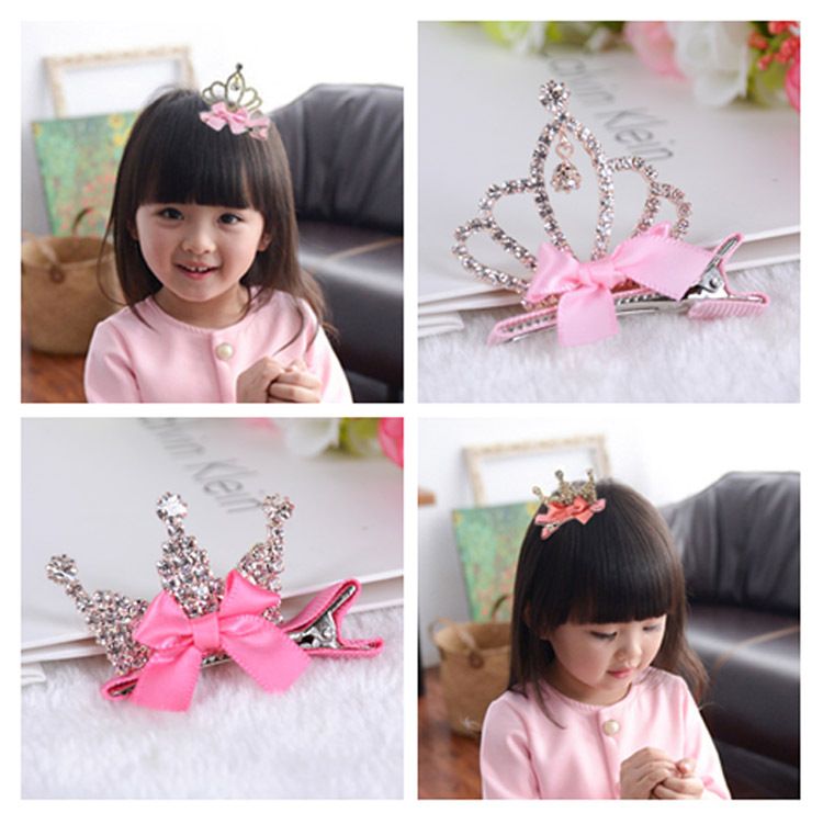 crown hair clip for baby girl